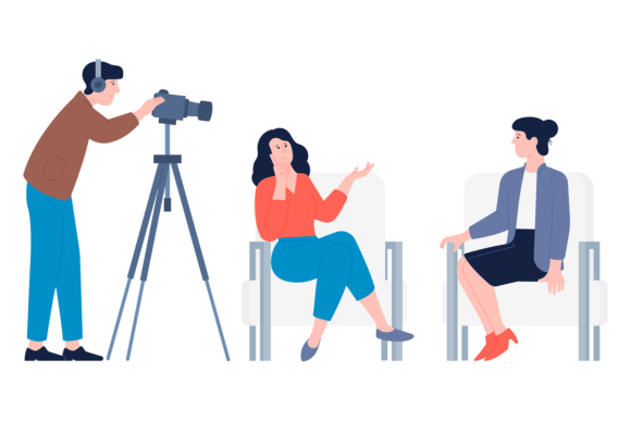 Download Interview Studio. Operator with Video Ca - Studio Collection