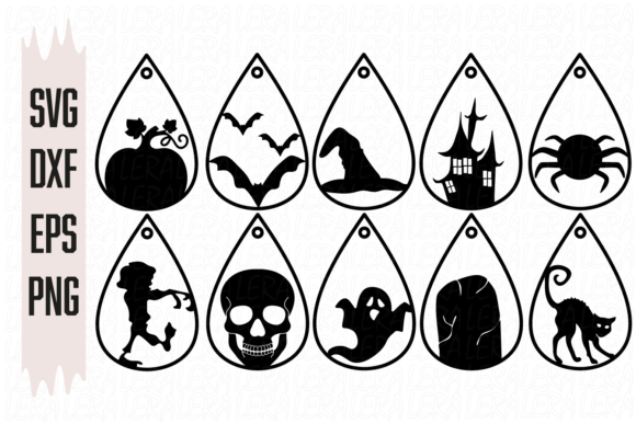Download Earrings Halloween, Earrings Faces - Earrings halloween Collection