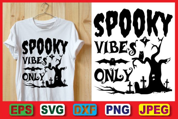 Download Spooky Vibes Only Halloween Design - Premium Resources