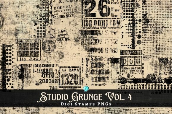 Download Studio Grunge Digi Stamps Vol. 4 - Studio Collection