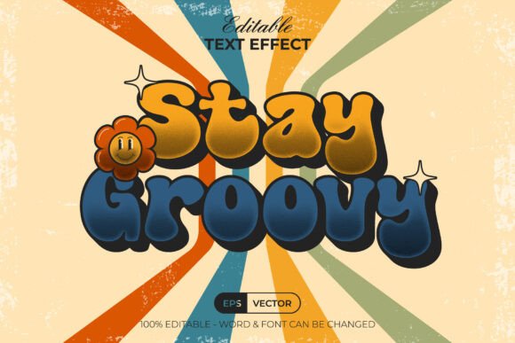 Download Stay Groovy Text Effect - Premium Bundle
