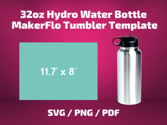 Download Tumbler Template Makerflo 32 Oz Hydro - Hydro Collection