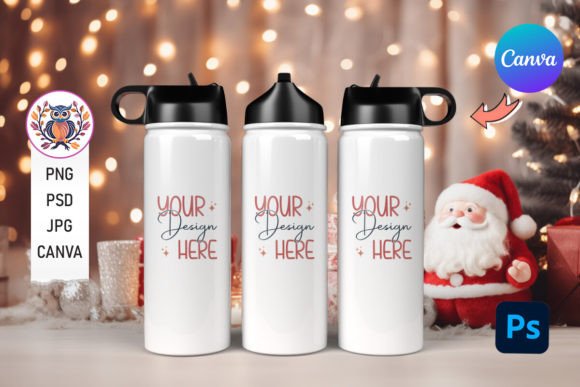 Download 18oz Hydro Water Mockup | Christmas - Hydro Collection