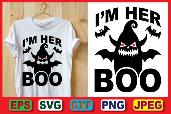 Download I'm Her Boo, Halloween T-shirt Design - Premium Resources